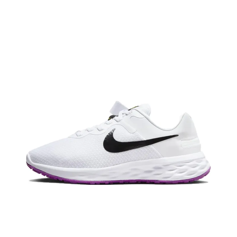 Nike Revolution 6 FlyEase Next Nature 'White Black Purple' Women's-0