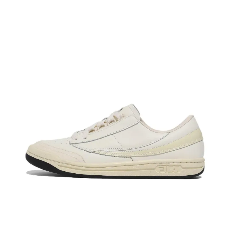 FILA Tennis 88 Anti Slip Wear Resistant Low Top Tennis Shoes Unisex Ecru-0