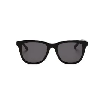 SAINT LAURENT Irregular Shape Sunglasses Men's Black