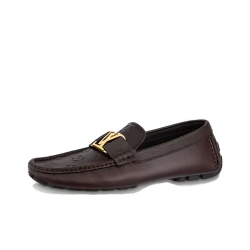 LOUIS VUITTON Lv Monte Carlo Moccasins Shoes 'Brown With Top Monogram'