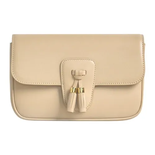 CELINE Calfskin Fanny Pack Regular Women's Ivory