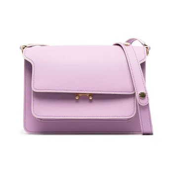 MARNI Trunk Foldover Top Medium Shoulder Bag