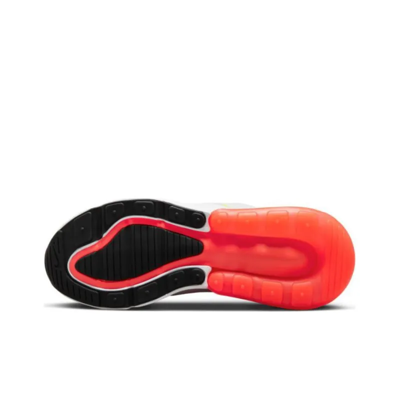 Nike Air Max 270 White Bright Crimson Volt Women's-3
