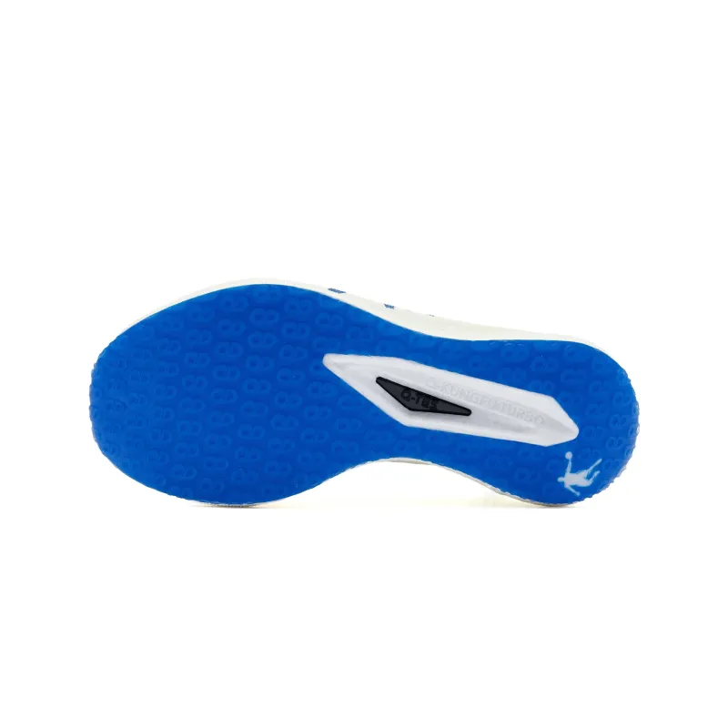 QIAODAN Strong Wind SE   Strong Wind Blowing Running Shoes Men Low Top White Blue-4