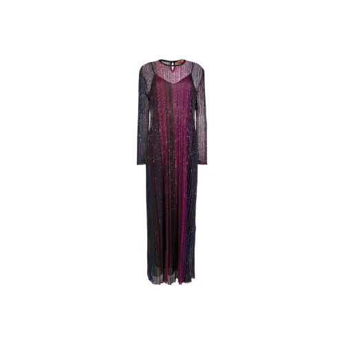 MISSONI Long-Sleeved Dresses Women's Purple