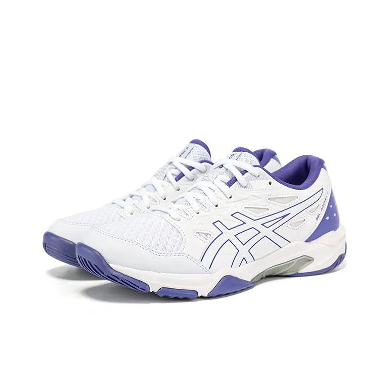 Asics Gel-Rocket 11 Cushioning Anti-Slip Wear-Resistant Breathability Low-Top Badminton Shoes Women's White-2