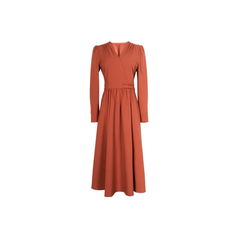 MISSSHINE Long Sleeved Dresses Women's-1