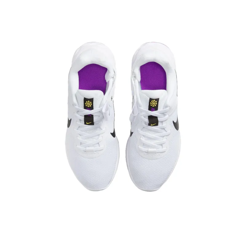 Nike Revolution 6 FlyEase Next Nature 'White Black Purple' Women's-3