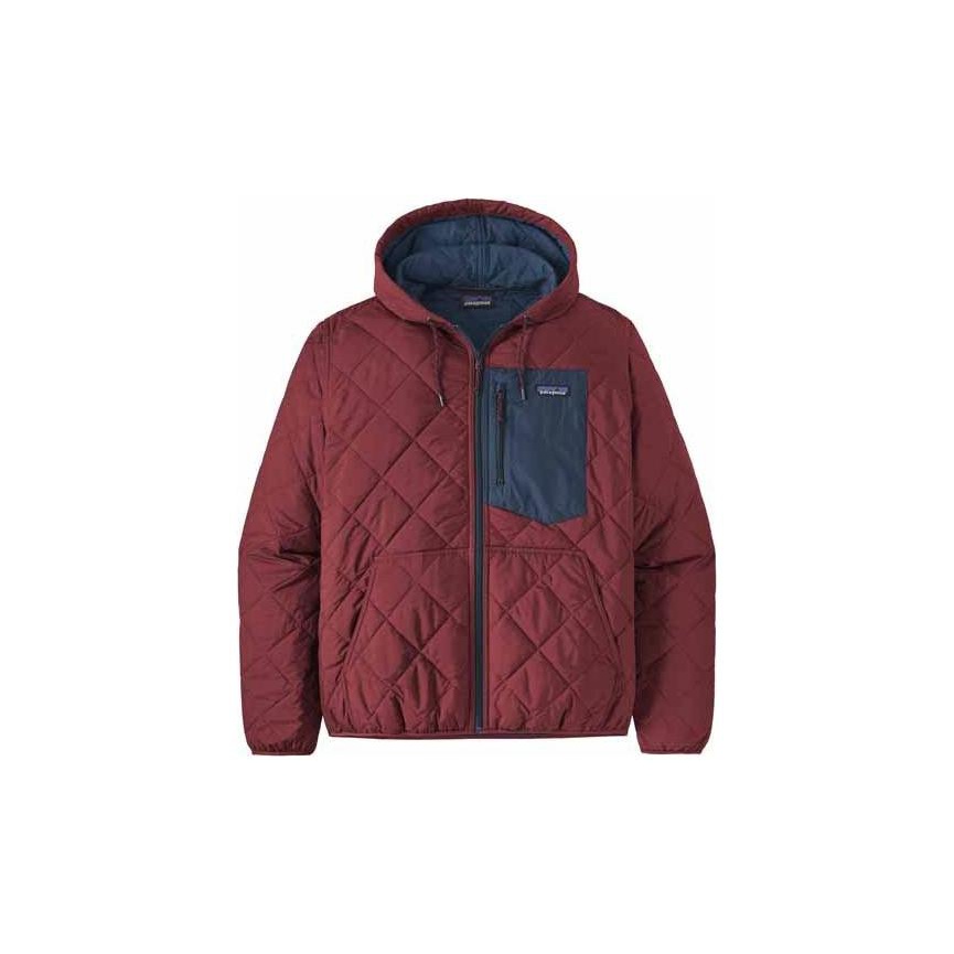 Patagonia Diamond Quilted Bomber Hoody Jacket Men's Dark