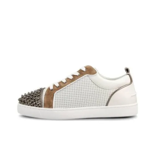 CL LUBOTING Low-Top Skateboard Shoes Men's White