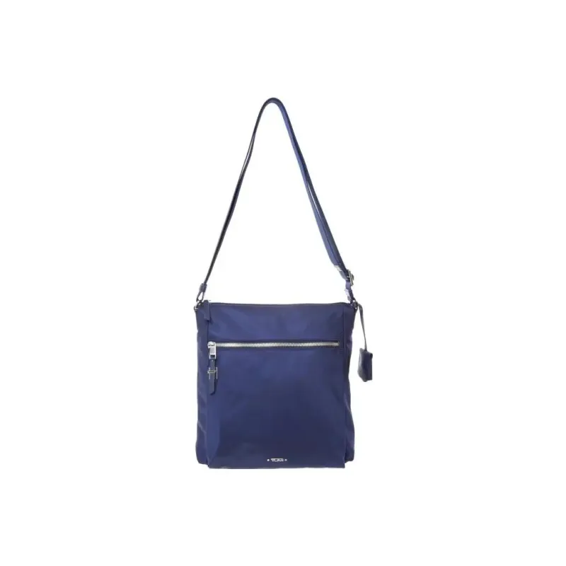 TUMI Voyageur Nylon Briefcases Shoulder Bag Crossbody Bag Medium Size Women's Navy-1