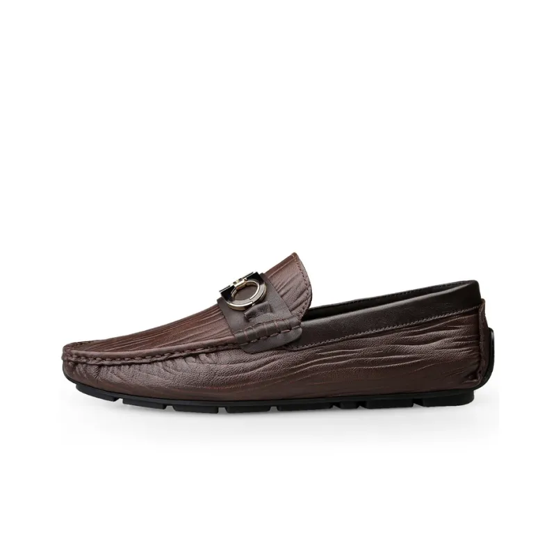 DCK Men's Casual Shoes Men Low Top Black/Brown-5