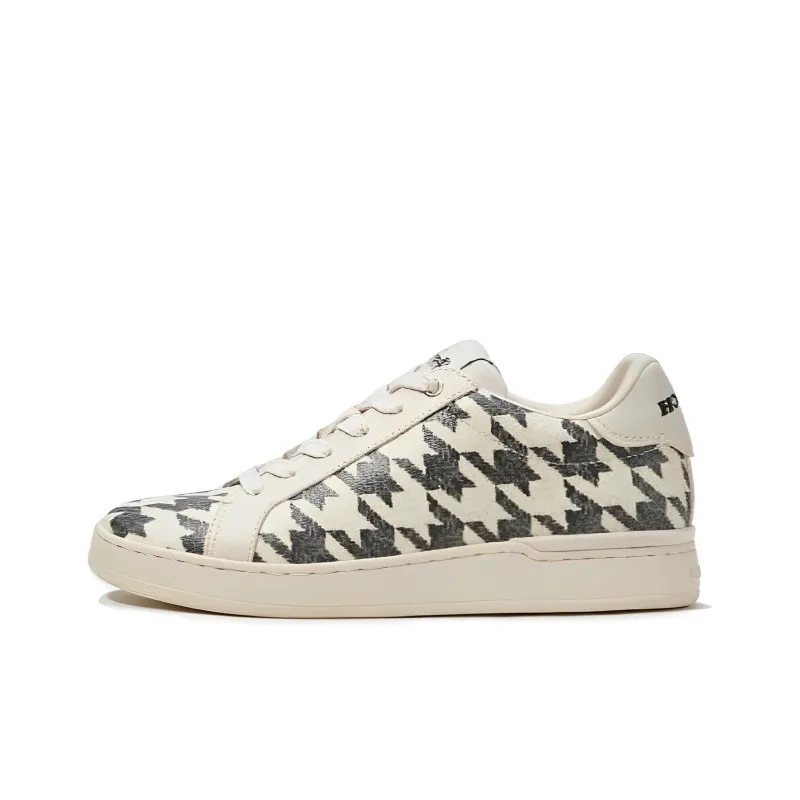 COACH Clip Low Top Skateboard Shoes Women's Black-0