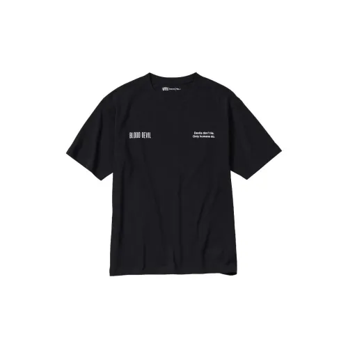 UNIQLO X Chainsaw Man Co-branded Series T-Shirts Unisex Black