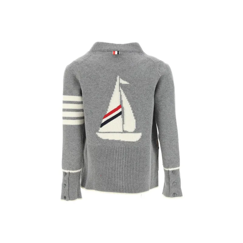 THOM BROWNE· Sweater Women's Gray-1