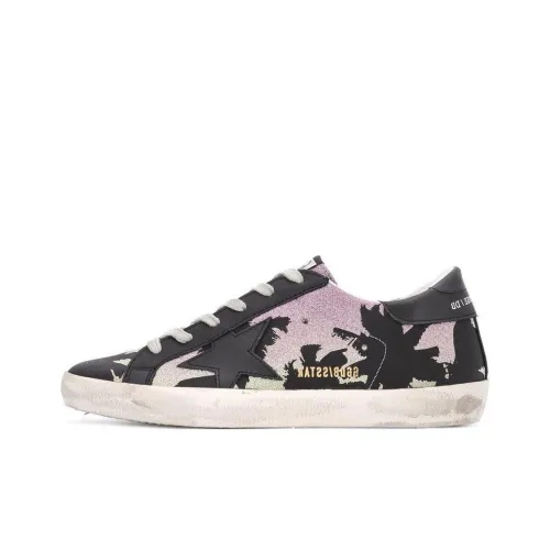 Golden Goose Super-Star Skateboard Shoes Women's Low-Top Black/Purple