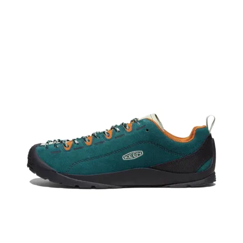 Keen Jasper Hiking / Trekking Shoes Men Low-Top Lake Green