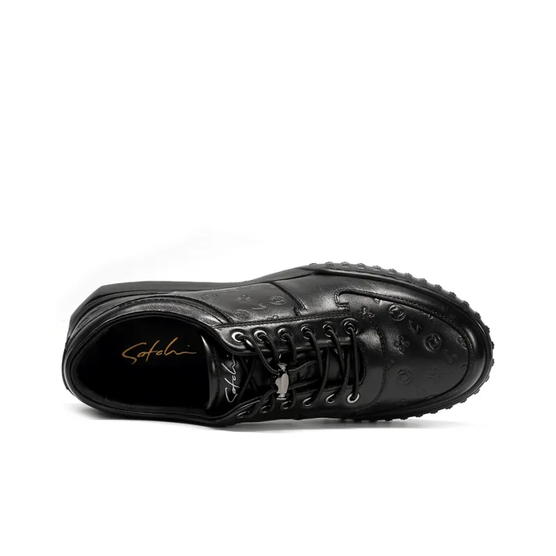 Satchi Stylish Skateboarding Shoes Men's Black-3