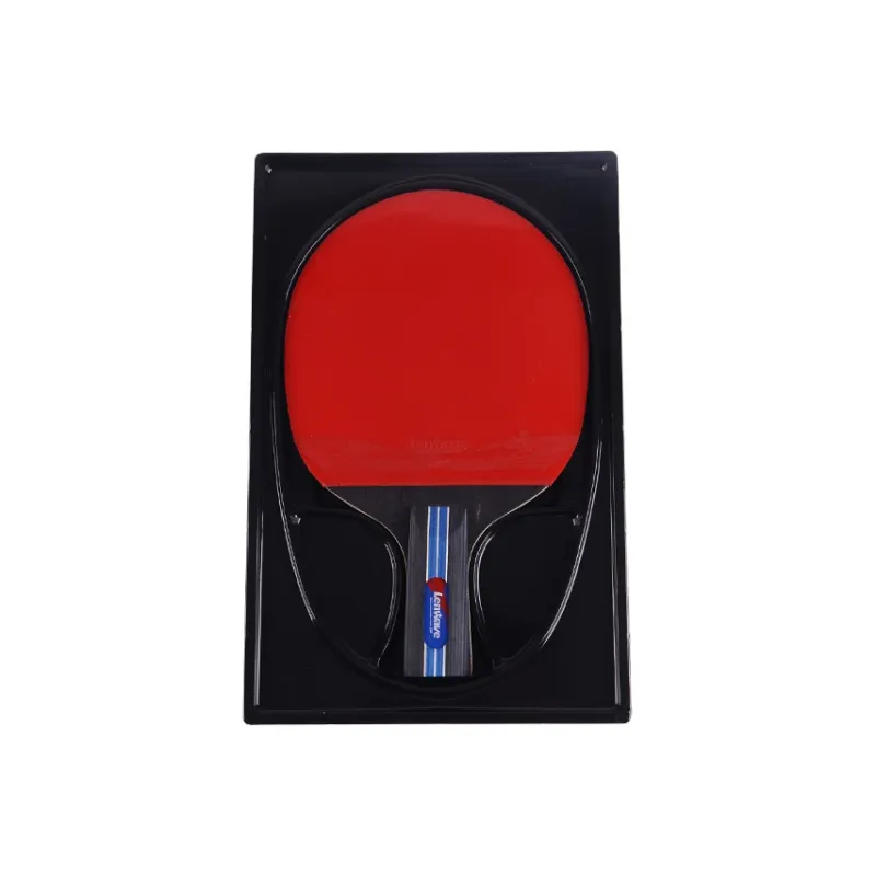 LENWAVE Ping Pong Paddles Unisex Paulownia Rubber Sponge Red-1