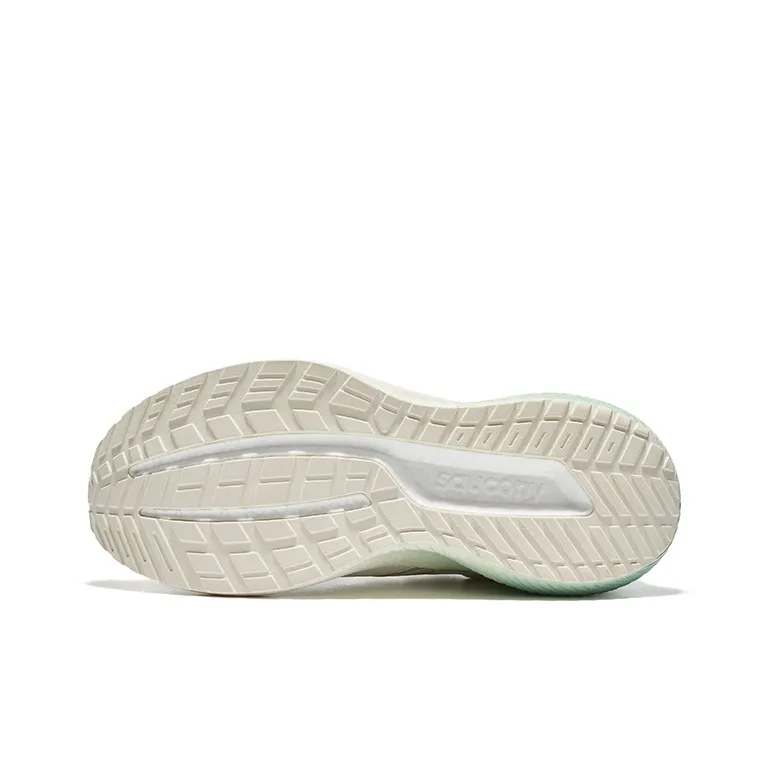 Saucony Surge 2 Cushioned Slip Resistant Low Top Marathon Running Shoes Unisex Beige Green-4