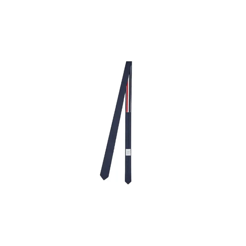 THOM BROWNE Wool Ties Men's Marine Blue-1