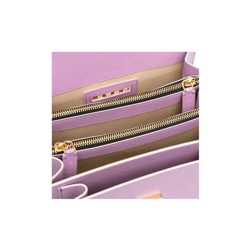 MARNI Trunk Foldover Top Medium Shoulder Bag-3