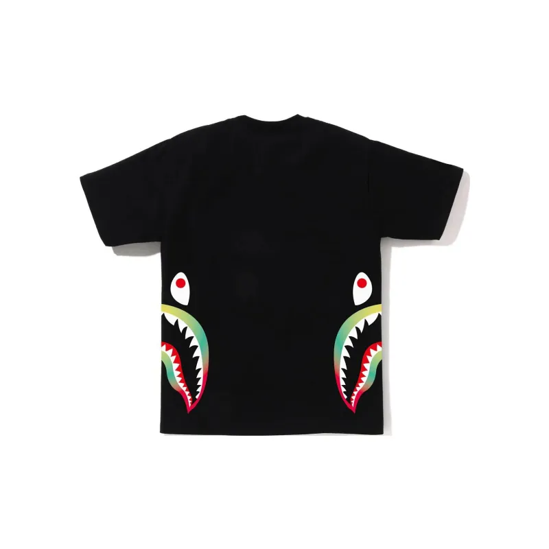 A BATHING APE Gradation Side Shark Tee-3