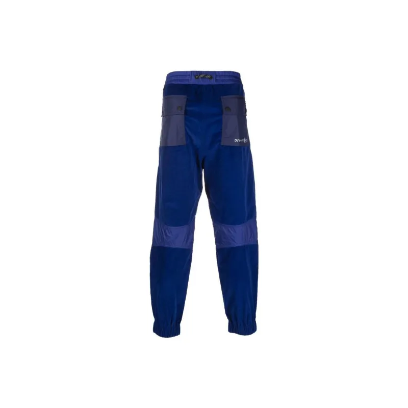 Moncler Knitted Sweatpants Men Royal Blue-1