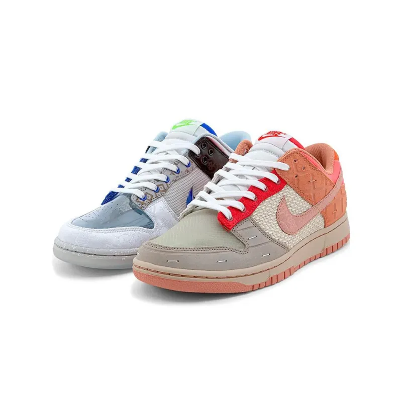 CLOT X Nike Dunk Low SP 'What The' Without Card-4