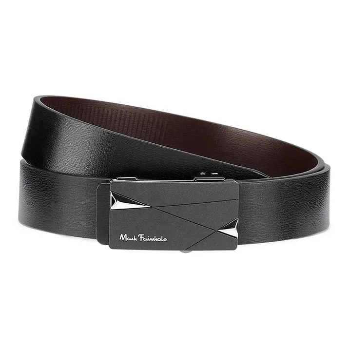 FAIRWHALE Cow Leather Belts Men's Width 3.4CM-2