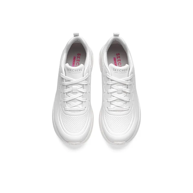 Skechers Uno Lite Slip Resistant, Abrasion Resistant, Lightweight, Breathable Low Top Skateboard Shoes Women's White-2