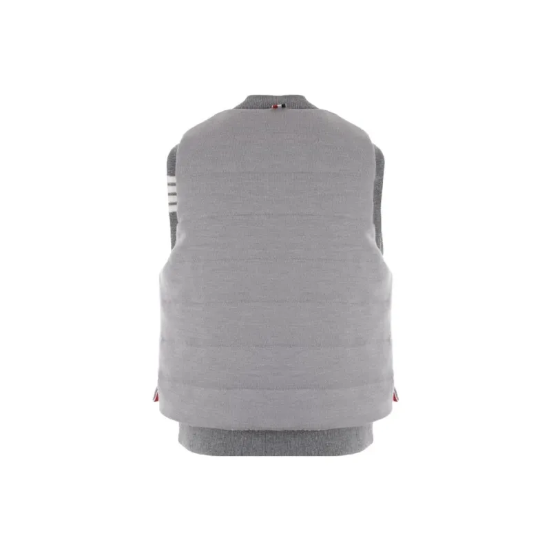THOM BROWNE Padded design Button down Gilet-2