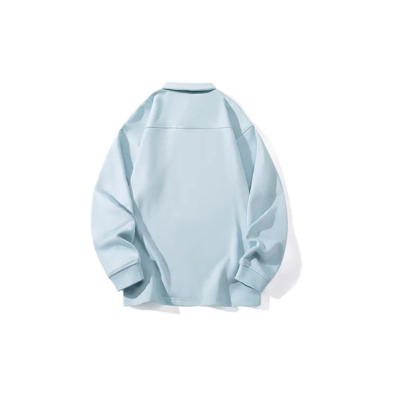 JIPIAO Sweatshirts Unisex Light Blue-1