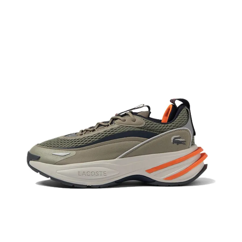 LACOSTE Low Top Casual Shoes Men's Army Green-0