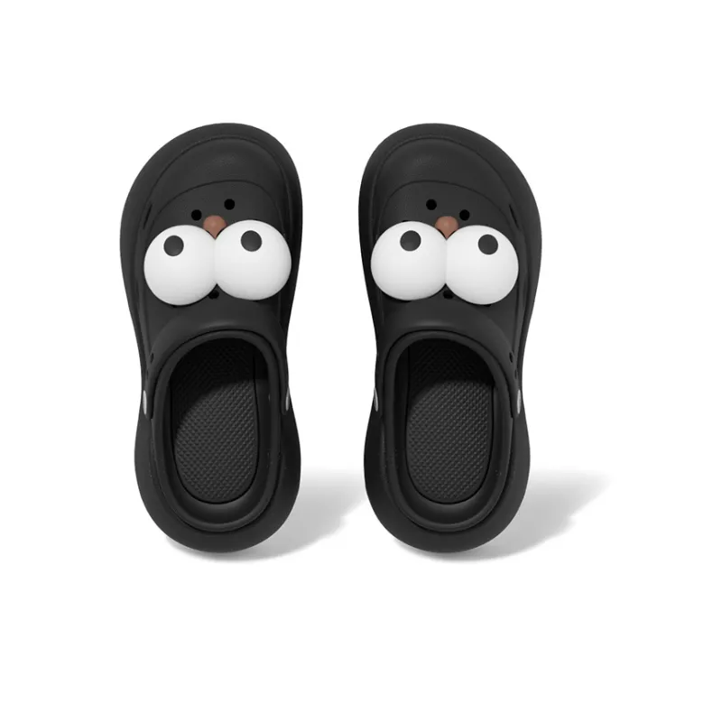 CHIKOKU Cloud X Big Eye Monster Wrap toe Slippers Women's-2