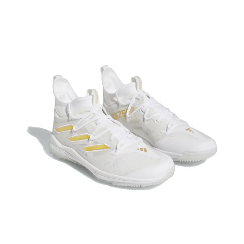 Adidas Adizero Afterburner 9 Nwv Turf Cloud White Gold Metallic-2