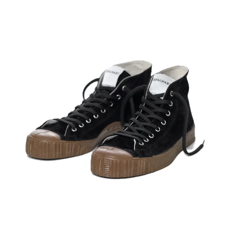SPALWART High-Top Skateboard Shoes Unisex Black-2