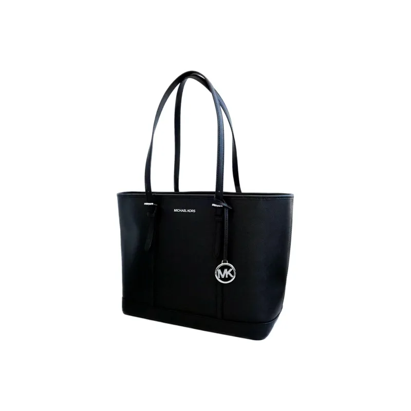 MICHAEL KORS Leather Tote Bag, Shopping Bag, Handbag, Shoulder Bag Women's Black-2