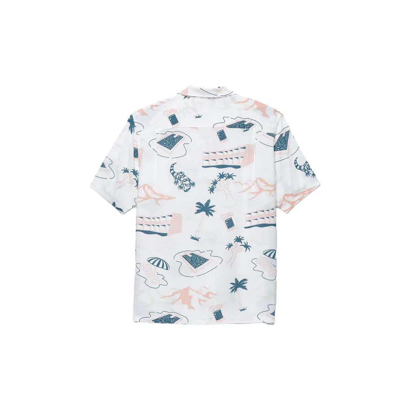Vans Scenic Shirts Men White-1