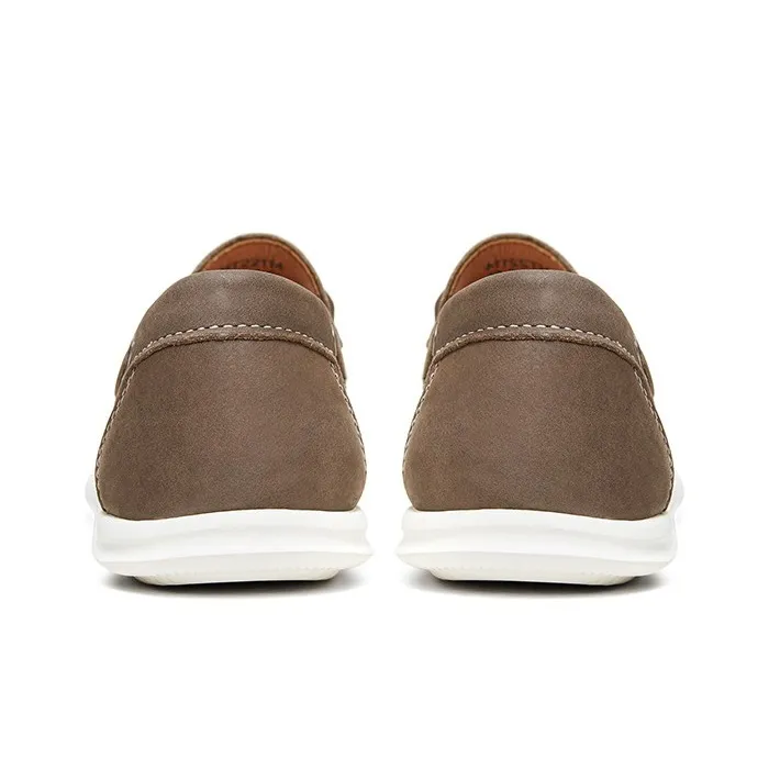 HANG TEN Anti-Slip And Wear-Resistant Lightweight Low-Top Casual Shoes Men's Khaki Black And Blue-14