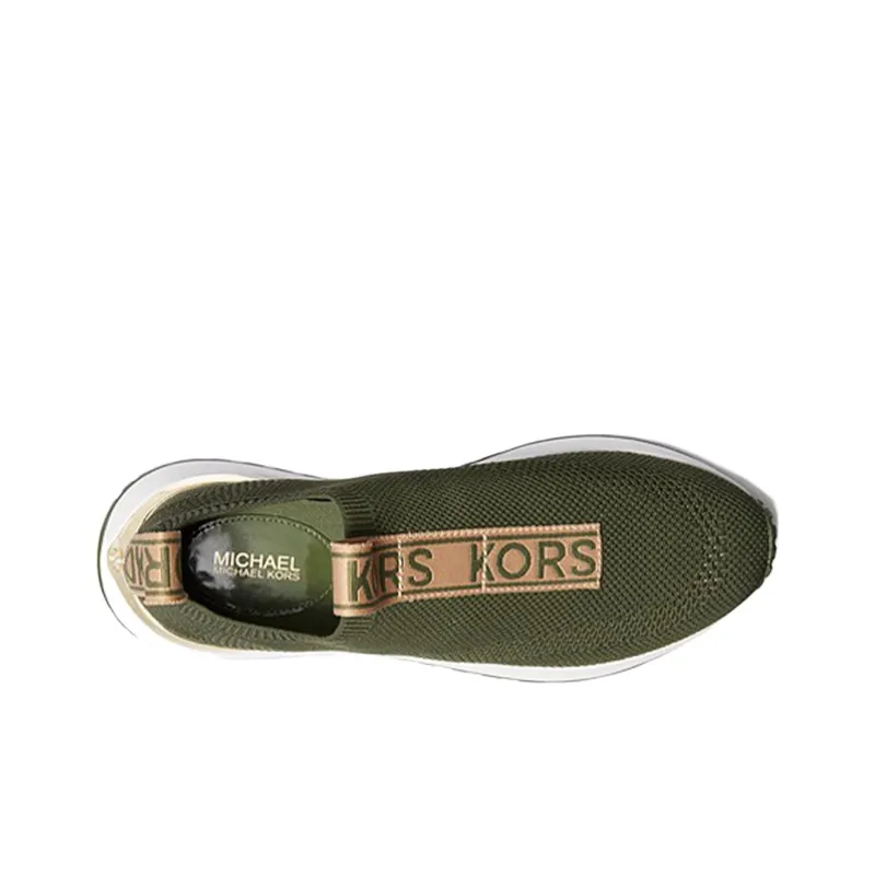 Michael Kors Bodie Logo-tape Slip-on Sneakers-3