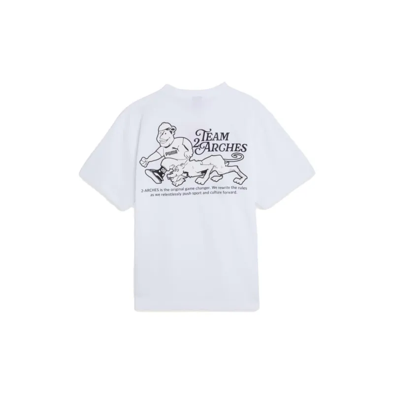 PUMA T Shirts Women's White-1