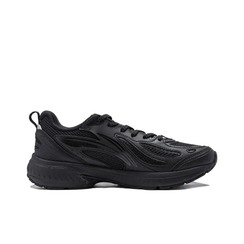 LiNing Fuyao V2 Cushioning, Slip Resistant, And Abrasion Resistant Low Top Running Shoes Women's Black-1