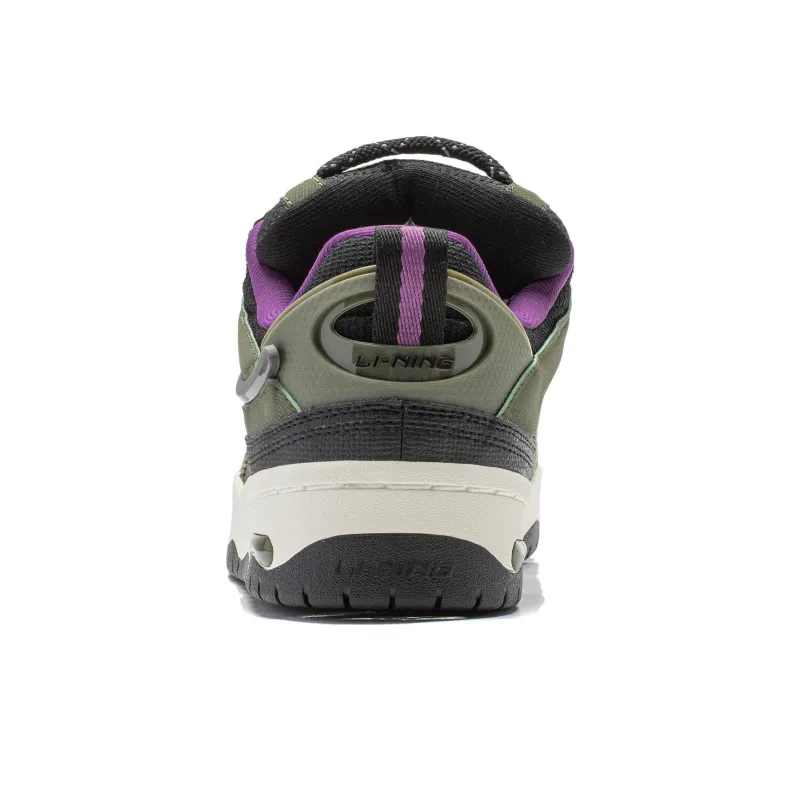 LiNing Reputation Cushioning Abrasion Resistant Breathable Low Top Casual Shoes Men's Green-4