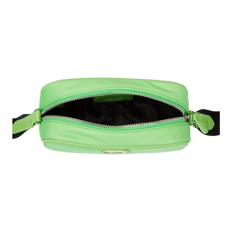 KARL LAGERFELD K/Ikonik Nylon Camera Bag, Shoulder Bag, Crossbody Bag Women's Green-2