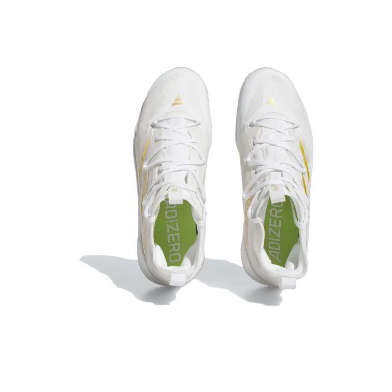 Adidas Adizero Afterburner 9 Nwv Turf Cloud White Gold Metallic-4