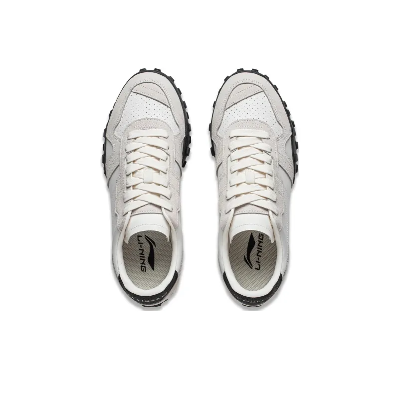 LiNing Yunchuan VTNG Anti-Slip Wear-Resistant Low-Top Casual Shoes Men's Mist White-3