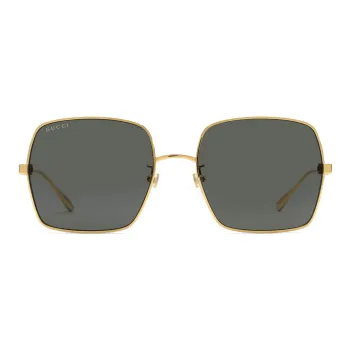 GUCCI Logo lettering Square frame Sunglasses