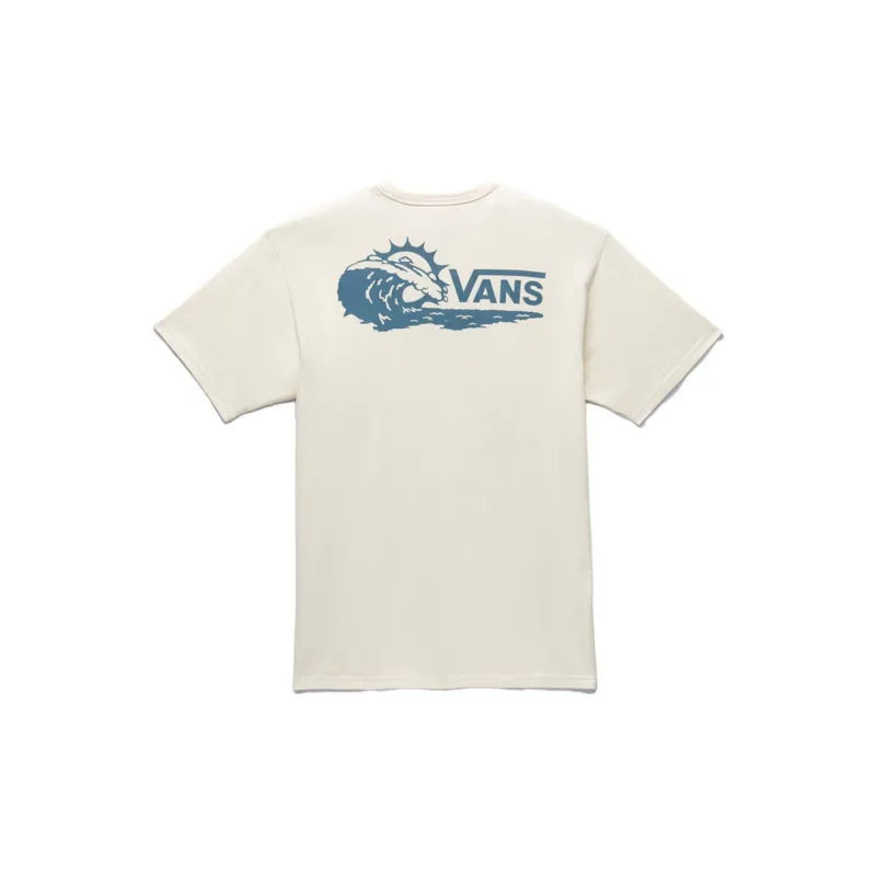 Vans T Shirts Unisex Cream White-1