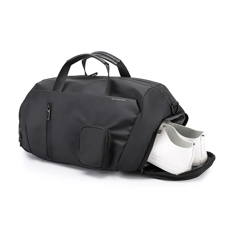 TANGCOOL Oxford Travel Bag Handbag Travel Bag Large Size Unisex Black-5